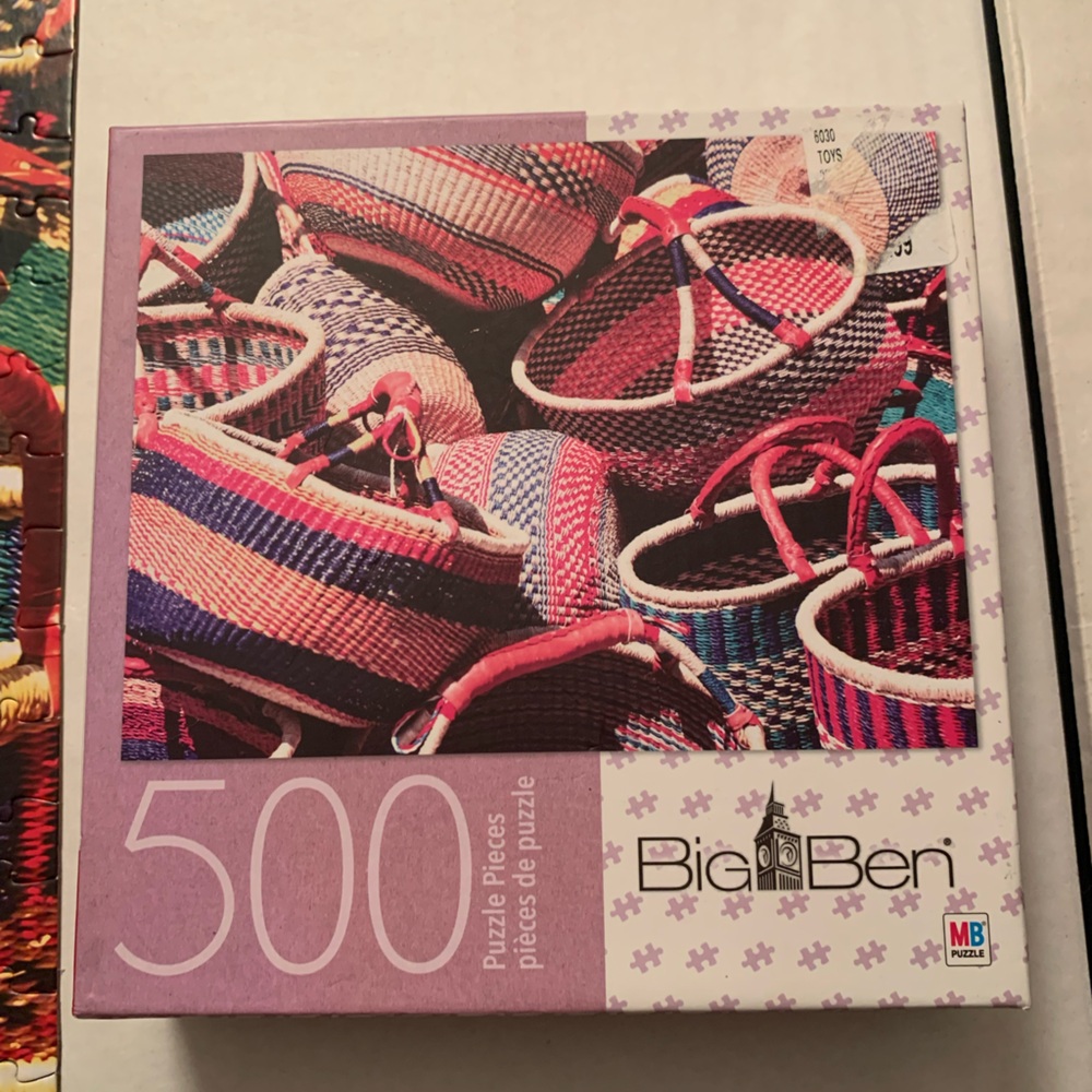 Big Ben 500 piece puzzle Baskets #6046598 colorful and challenging puzzle 🧩